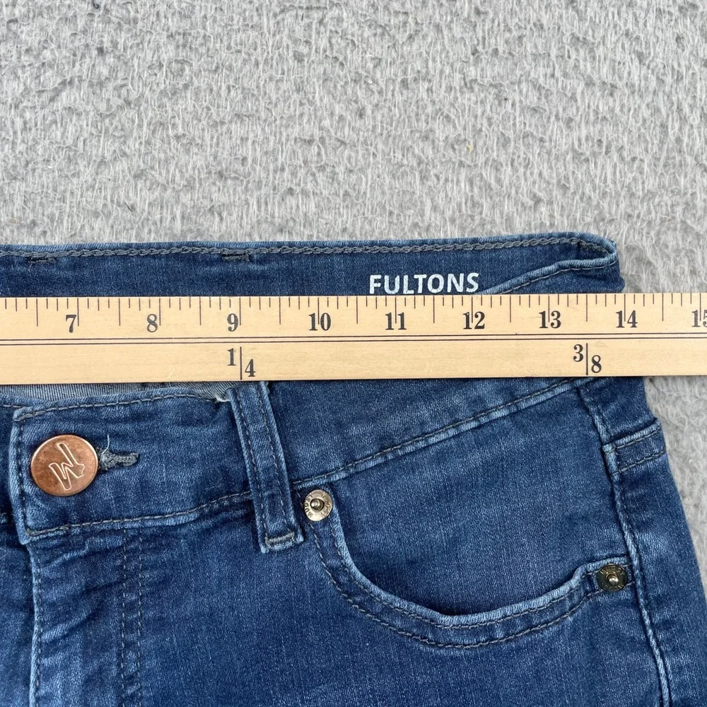 Mugsy Jeans Mens 32x32 Blue Fultons Slim Fit Stretch Denim Pants FLX3NFU